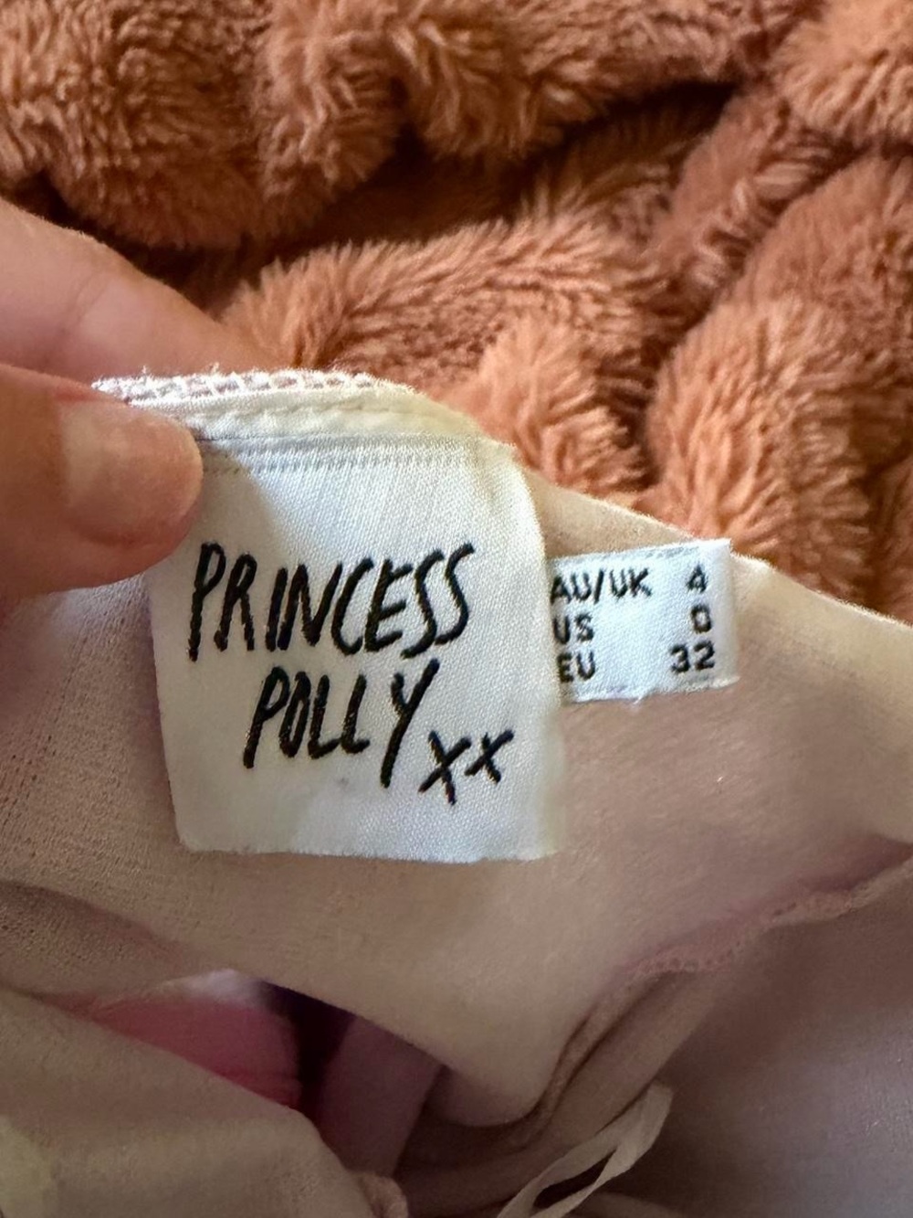 Princess Polly Sparkle Halter Mini Dress in Light Pink - Picture 3 of 3